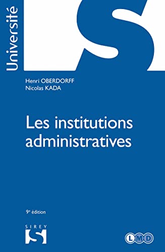 Beispielbild fr Les institutions administratives 9ed zum Verkauf von Ammareal