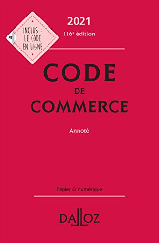 Stock image for Code de commerce annot for sale by Ammareal