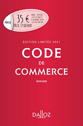 Stock image for Code de commerce annot for sale by Ammareal