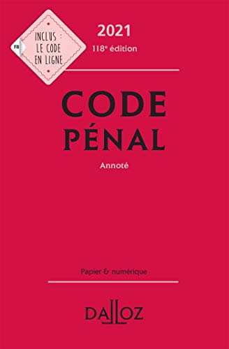 9782247196630: Code pnal 2021, annot - 118e ed.