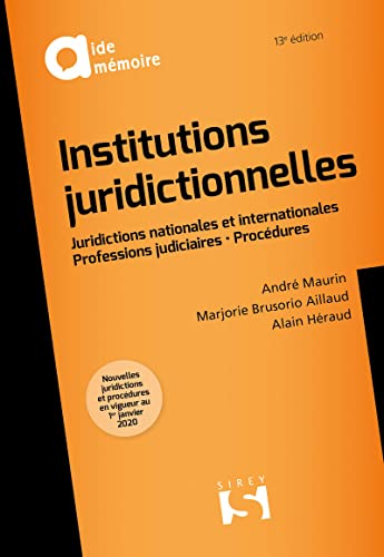 Stock image for Institutions juridictionnelles. 13e d. for sale by Ammareal