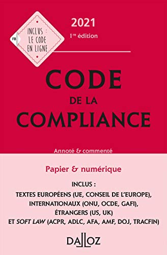 Beispielbild fr Code de la compliance 2021, annot et comment zum Verkauf von Buchpark