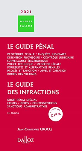 Imagen de archivo de Le guide pnal ; Le guide des infractions a la venta por Ammareal