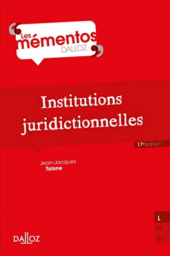 9782247198931: Institutions juridictionnelles 17ed