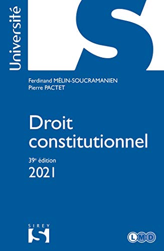 Beispielbild fr Droit constitutionnel 2021 - 39e ed. zum Verkauf von medimops