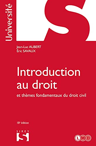 Imagen de archivo de Introduction au droit et thmes fondamentaux du droit civil - 18e ed. a la venta por GF Books, Inc.