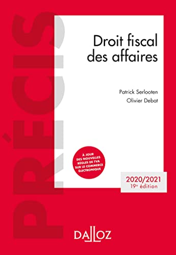 Stock image for Droit fiscal des affaires for sale by LeLivreVert