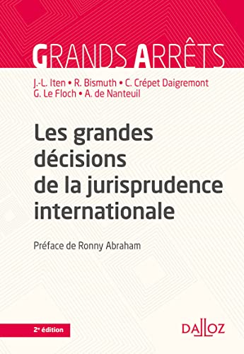 Beispielbild fr Les grandes dcisions de la jurisprudence internationale. 2e d. zum Verkauf von Gallix