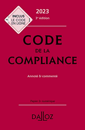 Beispielbild fr Code de la compliance 2023 3ed - Annot et comment zum Verkauf von Ammareal