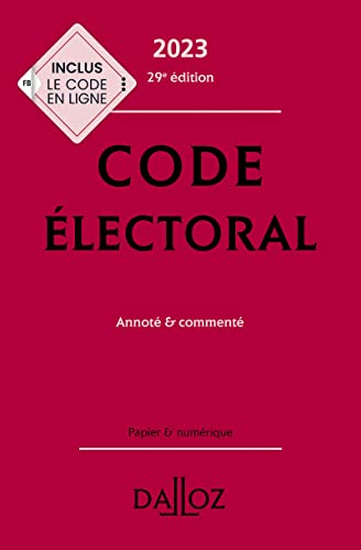 Beispielbild fr Code lectoral 2023 29ed - Annot zum Verkauf von Ammareal