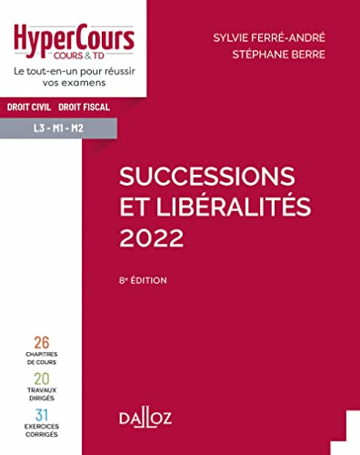 Beispielbild fr Successions et libralits 2022. 8e d. zum Verkauf von Ammareal