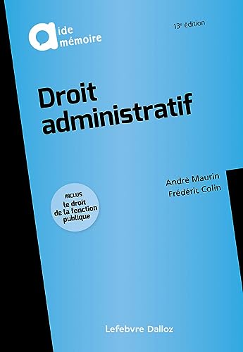 Beispielbild fr Droit administratif 13ed zum Verkauf von Gallix