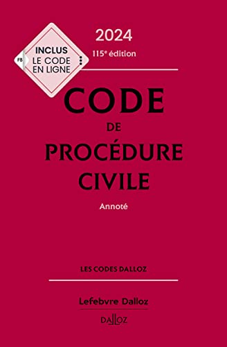 9782247222711: Code de procdure civile 2024, annot. 115e d.
