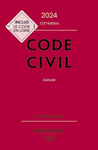 Beispielbild fr Code civil 2024, annot. 123e d. zum Verkauf von Gallix