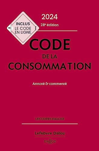 Beispielbild fr Code de la consommation 2024 28ed - Annot et comment zum Verkauf von Gallix