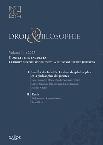 Beispielbild fr Droit & Philosophie - Volume 14 zum Verkauf von Gallix