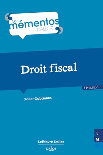 Beispielbild fr Droit fiscal. 17e d. zum Verkauf von medimops