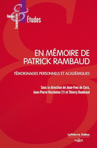 Beispielbild fr Hommage  Patrick Rambaud zum Verkauf von Gallix