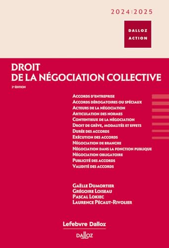 Stock image for Droit de la ngociation collective 2024/25. 2e d. for sale by Gallix