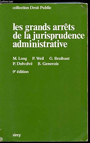 Beispielbild fr Les grands arrts de la jurisprudence administrative zum Verkauf von Ammareal