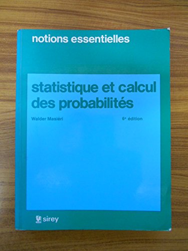 Stock image for Statistique et calcul des probabilites for sale by Ammareal