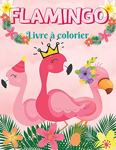 9782249890024: Flamingo Livre de coloriage: Livre de coloriage - Pages de coloriage amusantes et faciles avec des flamants roses pour enfants, garons et filles, ... les enfants de 2  6 ans et de 4  8 ans.