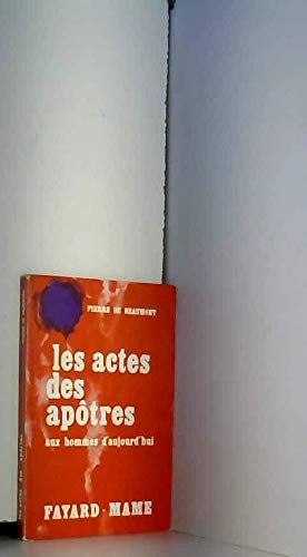 Stock image for Actes des aptres for sale by Mli-Mlo et les Editions LCDA