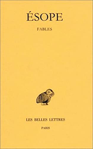 Beispielbild fr Fables (Collection Des Universites De France Serie Grecque) (French Edition) zum Verkauf von Sequitur Books