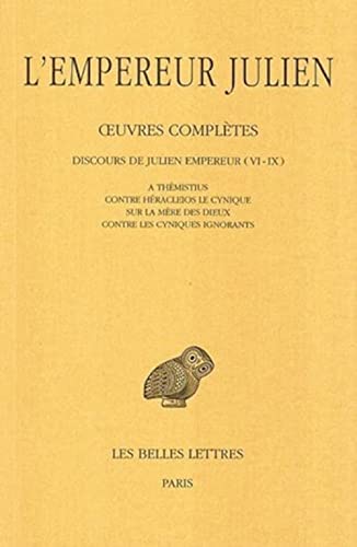 Beispielbild fr Empereur Julien, Oeuvres compl zum Verkauf von ISD LLC