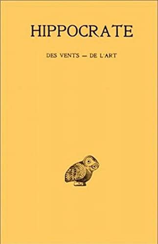 9782251003962: Oeuvres, tome 5, 1re partie : Des vents - De l'art