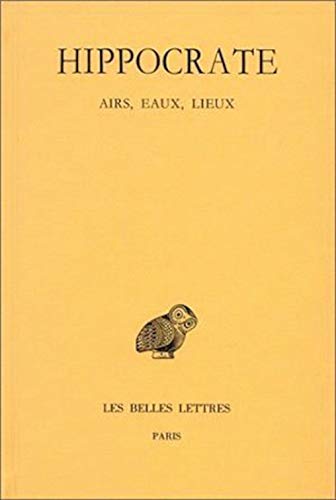 Tome II, 2e partie : Airs, eaux, lieux