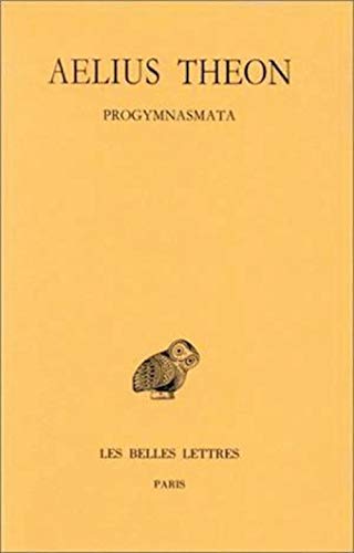 Beispielbild fr Progymnasmata (French Edition) zum Verkauf von Gallix