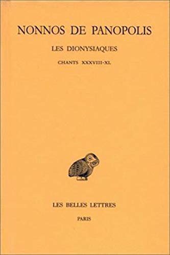 Stock image for Nonnos de Panopolis, Les Dionysiaques (Paperback) for sale by CitiRetail