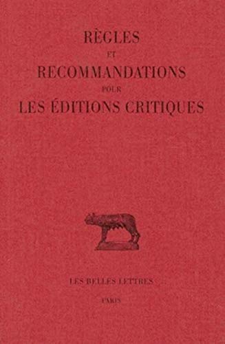 Stock image for REGLES & RECOMMANDATIONS LATINES for sale by Librairie Guillaume Bude-Belles Lettres