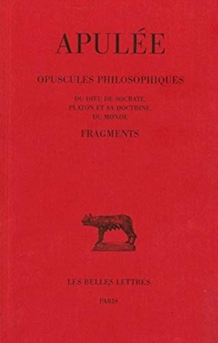 Beispielbild fr Opuscules philosophiques . Fragments (Collection Des Universites De France Serie Latine) (French Edition) zum Verkauf von Gallix