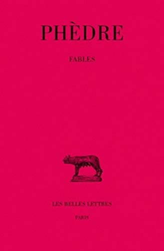 Imagen de archivo de Fables (Collection Des Universites De France) (French and Latin Edition) a la venta por Sequitur Books