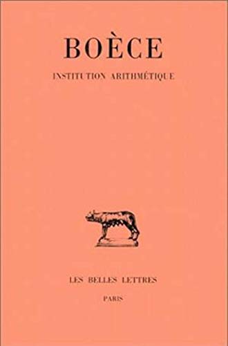 9782251013909: Institution arithmtique: 329 (Collection Des Universites De France Serie Latine)