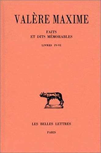 Beispielbild fr Faits et dits mmorables (Collection Des Universites de France,) (French Edition) zum Verkauf von Gallix