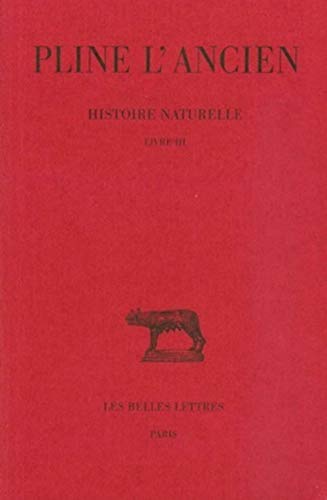 Beispielbild fr Histoire Naturelle: Livre III.: Vol 3 zum Verkauf von Revaluation Books
