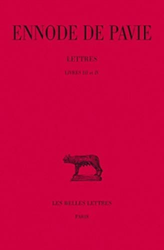 Beispielbild fr Ennode De Pavie, Lettres Tome II zum Verkauf von ISD LLC