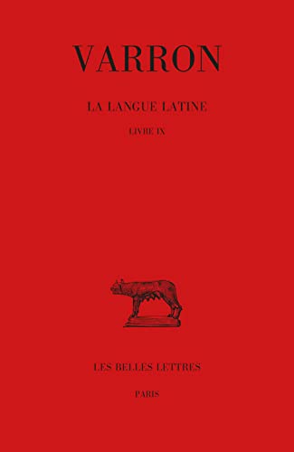 Beispielbild fr La langue latine: Tome 5, Livre IX zum Verkauf von Ammareal