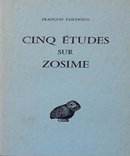 Imagen de archivo de CINQ TUDES SUR ZOSIME a la venta por Ancient World Books