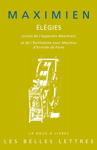 Imagen de archivo de Maximien, Elegies (Paperback) a la venta por CitiRetail