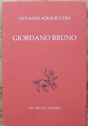 Beispielbild fr Giordano Bruno zum Verkauf von medimops