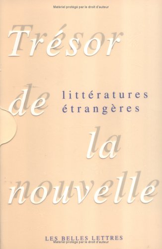 Stock image for Trsor de la nouvelle des littratures trangres for sale by Chapitre.com : livres et presse ancienne