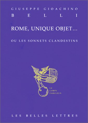 9782251460185: Rome, Unique Objet... Ou Les Sonnets Clandestins