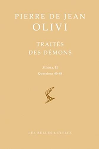 Beispielbild fr Trait des dmons: Summa, II Questions 40-48 (Bibliotheque Scolastique) (French Edition) zum Verkauf von GF Books, Inc.