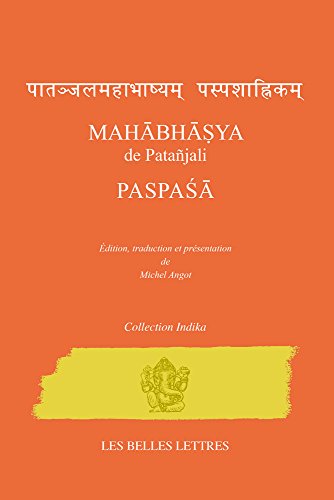 Stock image for Mahabhasya de Patanjali. Paspasa for sale by ISD LLC