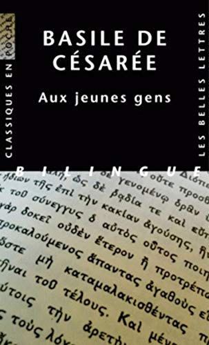 Beispielbild fr Aux jeunes gens : Comment tirer profit de la littrature grecque, dition bilingue franais-grec zum Verkauf von medimops