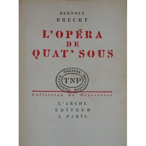 9782251810065: L'opra de 4 sous